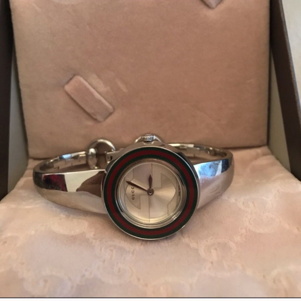 Gucci bangle style watch